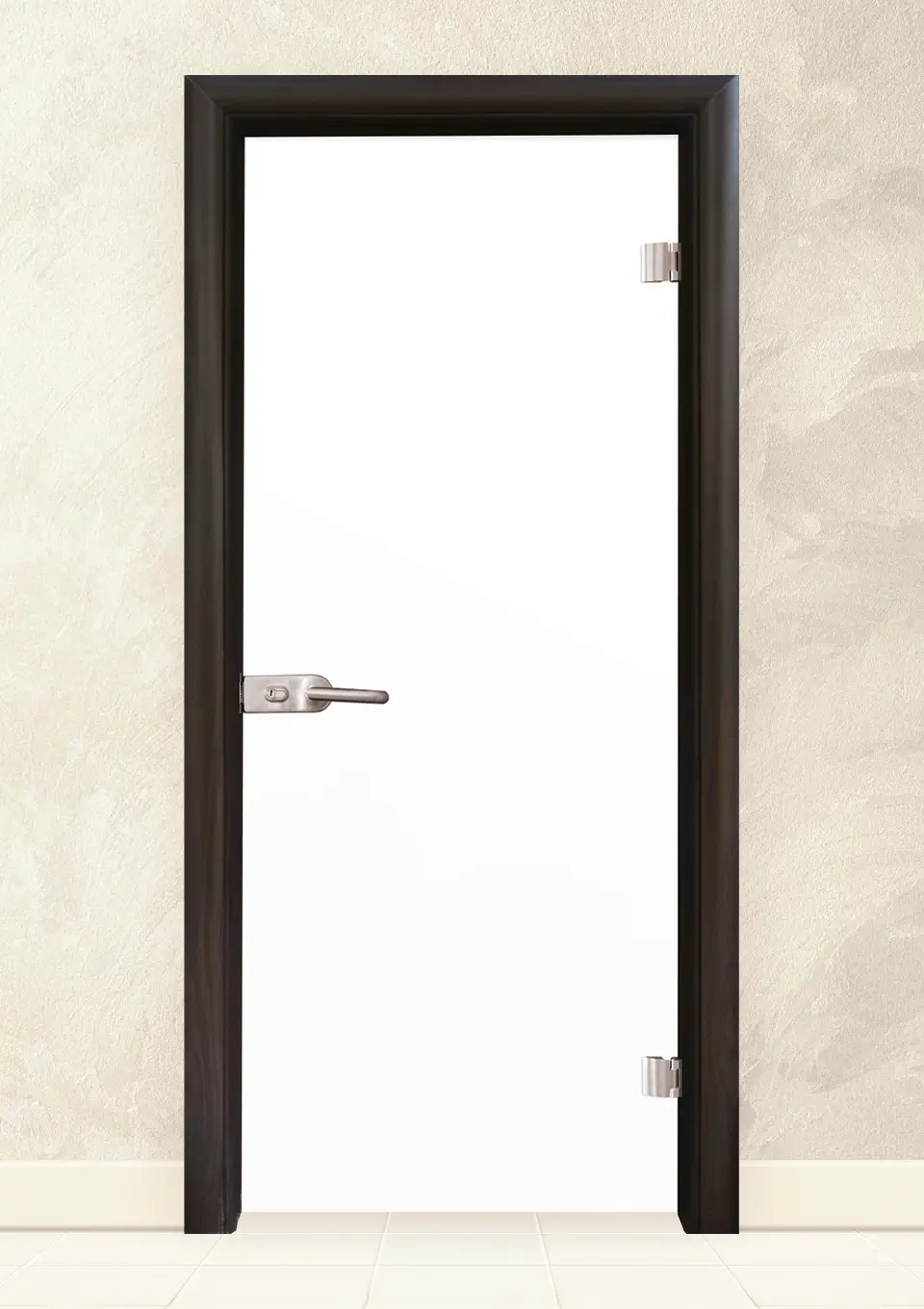 Стъклена интериорна врата серия Folio G 15-1, Венге