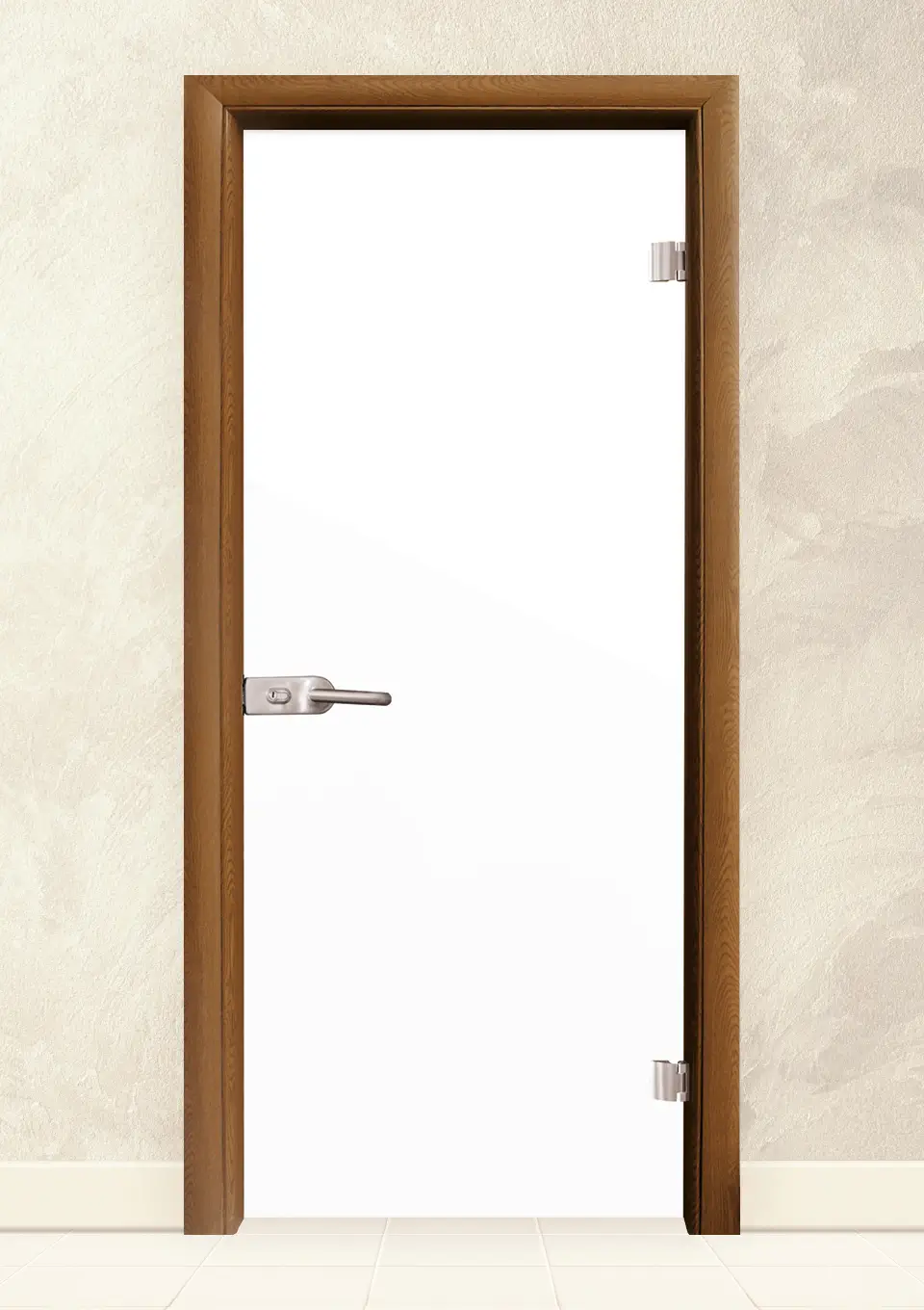 Стъклена интериорна врата серия Folio G 15-1, Златен дъб