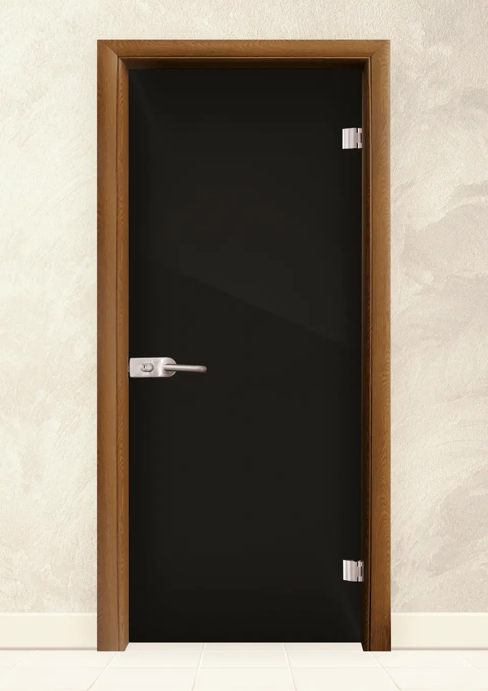 Стъклена интериорна врата серия Folio G 15-2, Златен дъб